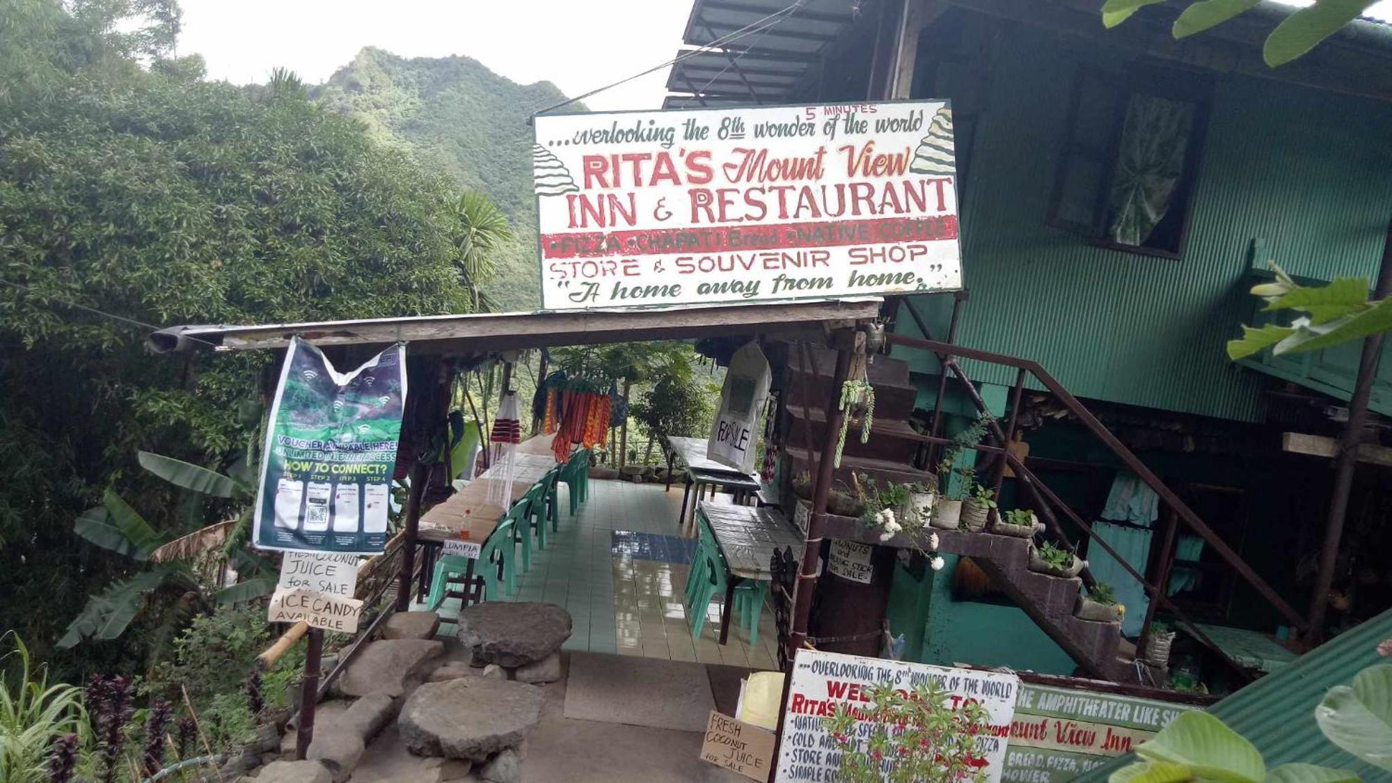 Batad Rita'S Mount View Inn And Restaurant 바나우에 외부 사진